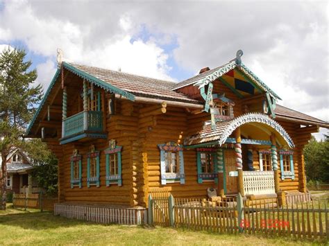 Maybe you would like to learn more about one of these? Beautiful old style Russian log home | Log and Timber ...