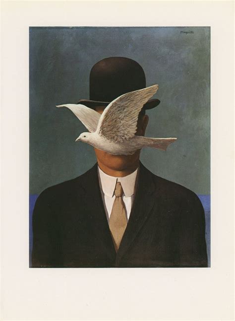 René Magritte Son Of Man 1964 Rene Magritte