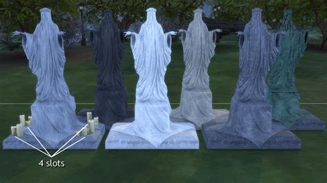 Mod The Sims Gravestones And Mortuary Statue From Ts3