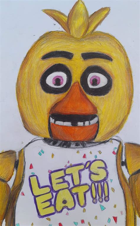 Chica Drawing Five Nights At Freddys Amino