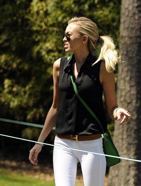 Retired Nhl Superstar Wayne Gretzky’s Daughter Paulina Centre Walks On The Golf Outfit