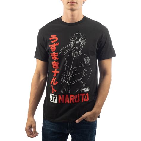 Naruto uzumaki (うずまきナルト, uzumaki naruto) is a ninja from konohagakure. Naruto - Naruto Kanji Men's and Big Men's Graphic T-shirt ...