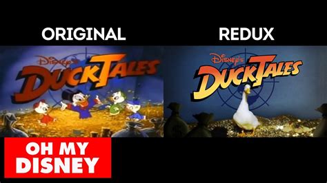 ducktales with real ducks disney side by side by oh my disney youtube