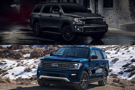 2021 Toyota Sequoia Vs 2021 Ford Expedition Which Is Better Autotrader