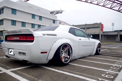 Liberty Walk Dodge Challenger On Forgiato Wheels Is Ready To Blow You