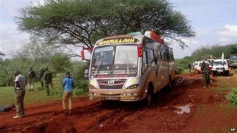 Kenya Bus Attack Mandera Residents Flee To Army Base Bbc News