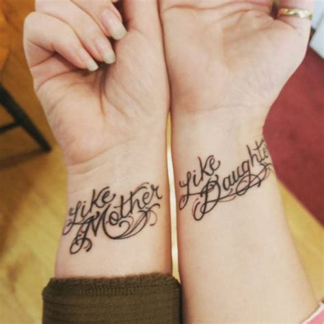 Mother and two children tattoo. 90+ Sweet Matching Mother Daughter Tattoo - Designs ...