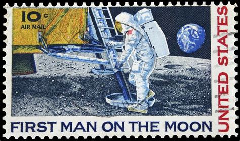 Moon Landing Postage Stamps Pinterest