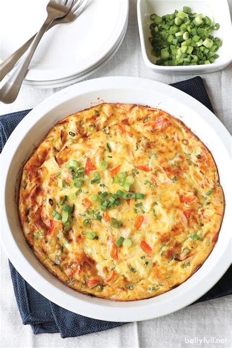 This Crustless Crab Quiche Has A Creamy Texture And Is So Flavorful