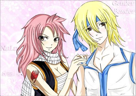 Ft Nalu Gender Bender By Ixliliane On Deviantart Fairy Tail Anime Fairy Tail Manga Fairy
