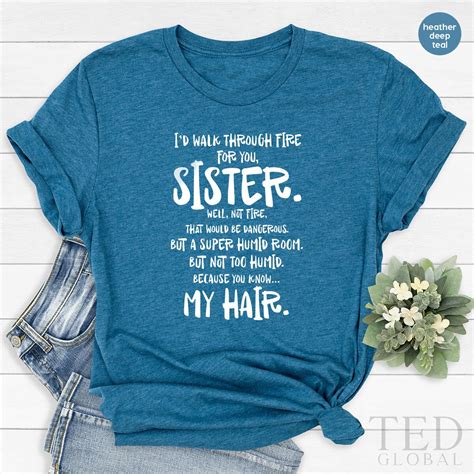 Funny Sister T Shirt Sister Birthday T Sassy Saying Etsy