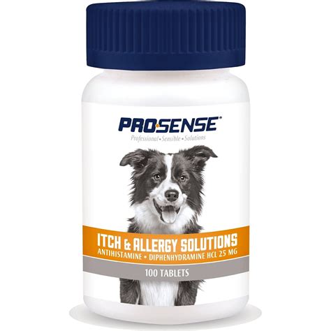 Pro Sense Dog Itch And Allergy Solutions Tablets 100 Count