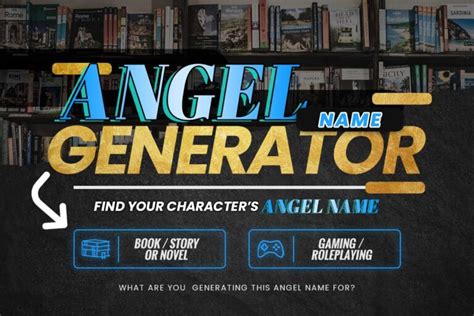 Angel Name Generator For Your Next Book