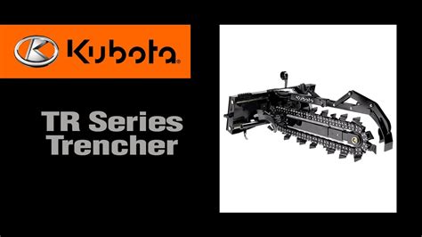 Kubota Tr48 Trencher Youtube