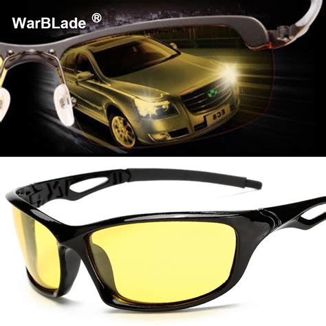 Night Vision Glasses For Headlight Polarized Driving Sunglasses Yellow Lens Uv400 Protection