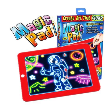 3d Magic Sketchpad Portable Glow Drawing Pad For Kids 3 Color Pen 15