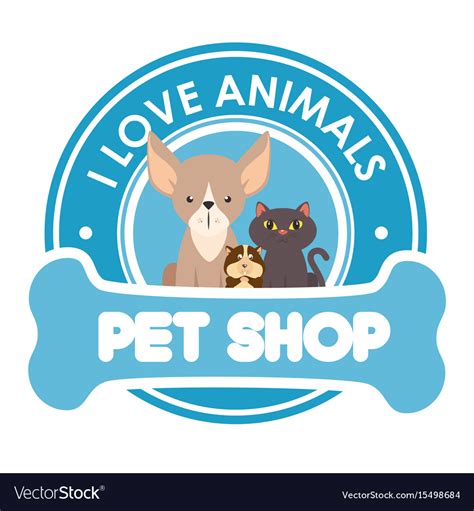 Pet Shop Logo Royalty Free Vector Image Vectorstock