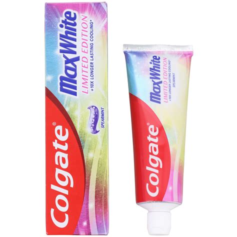 Dentifrice Colgate Maxwhite Max White Limited Edition Action Com