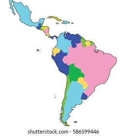 Mapa Latinoamerica Sin Nombres Ouiluv