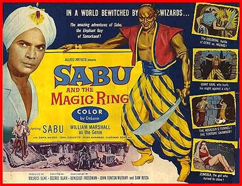 Sabu And The Magic Ring 1957 On Dvd Htf Super Rareblaculas William Marshall As A Genie