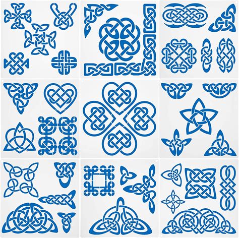 9 Pieces Viking Celtic Knot Stencils Viking Symbol Australia Ubuy