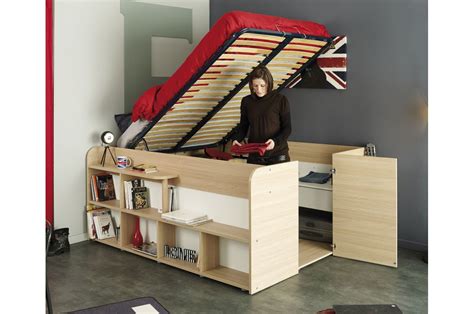 Vous aimez pouvoir vous déplacer et prendre possession de l'espace. Lit multifonctions gain de place ROXY - Cbc-Meubles