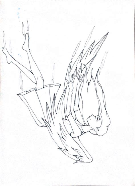 How To Draw A Falling Angel Step By Step Drawing Guide By Dawn Artofit