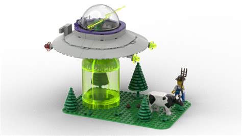 Lego Ideas Out Of This World Space Builds Ufo Cow Abduction