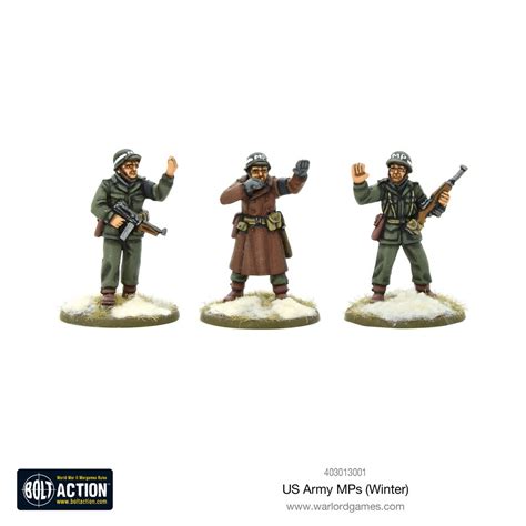 Warlord Games Bolt Action Wwii Wargame Us Army Mps Winter The