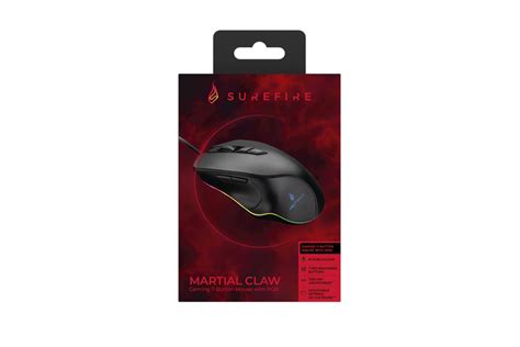 Martial Claw 7 Button Gaming Mouse With Rgb Surefire
