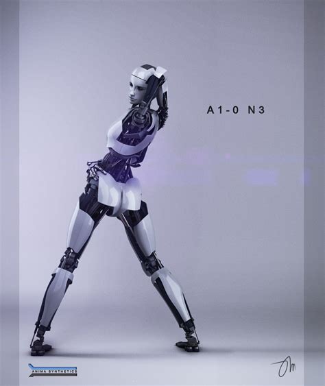 A1 0 N3 Pose By Jasonmartin3d On Deviantart Female Robot Female