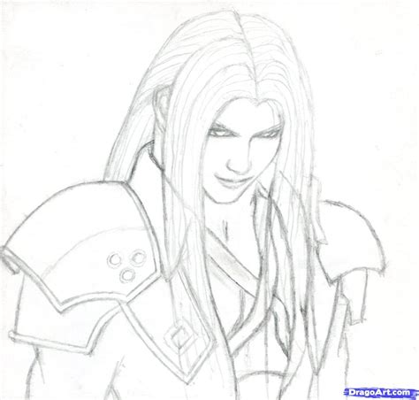 I would live to print out a picture of sephiroth or someone and just fill in the color. fantasy coloring pages | Final fantasy coloring pages ...