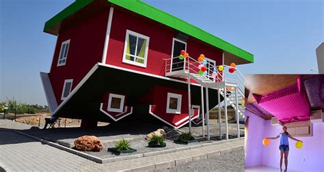Open plan layout to allow our customers to move around this amazing museum of illusions and get the best pictures the lakeside upside down house marks our second inverted attraction in the uk. Set foot inside the upside down house: You can't walk or ...