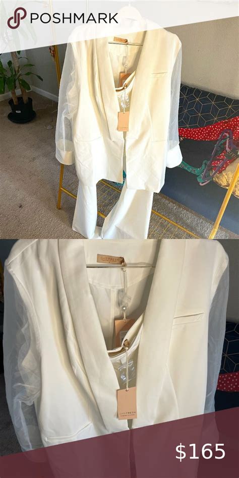 Gabi Fresh X F2f White Pantsuit In 2022 White Pantsuit Fashion Pantsuit