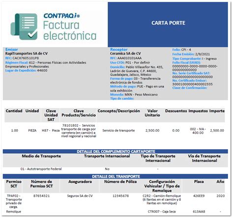 Plantilla CFDI Ingreso