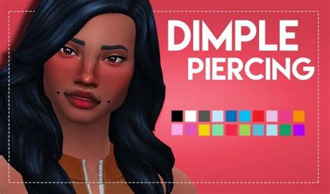 Simsworkshop Dimple Piercings By Weepingsimmer Sims 4