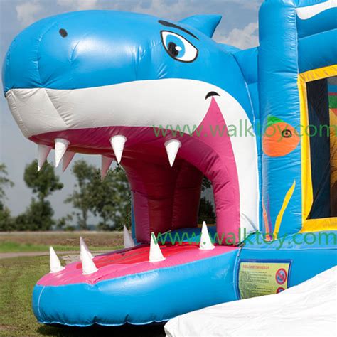 Shark Inflatable Slide Combo
