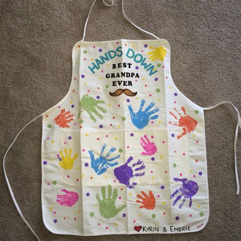 Best christmas gifts for grandparents christmas gifts from baby to grandparents. Christmas gifts for grandparents. Made an apron for ...