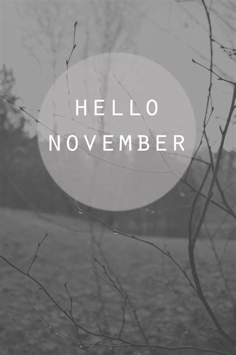 Hello november | Hello november, November, Hello