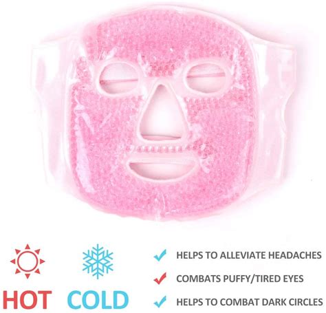 Newgo®cooling Face Mask Reusable Hot Cold Therapy Cold Mask For Face