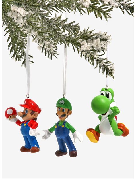 Hallmark Nintendo Super Mario Ornament Set Boxlunch