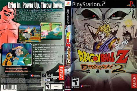 Budokai 3, is a video game based on the popular anime series dragon ball z and was developed by dimps and published by atari for the playstation 2. Dragon Ball Z Budokai 2 Ps2 Cover