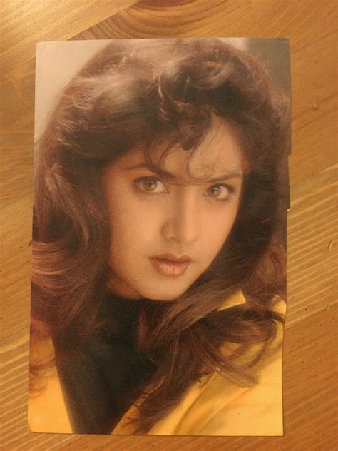 Bollywood Actress Divya Bharti Bharati Rare Postcard Post Card • 2999 In 2021 Bollywood