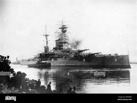 Hms Royal Sovereign British Battleship Stock Photo Alamy
