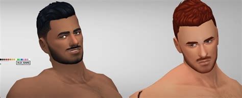 The Major Facial Hair Var2 By Xldsims At Simsworkshop Sims 4 Updates