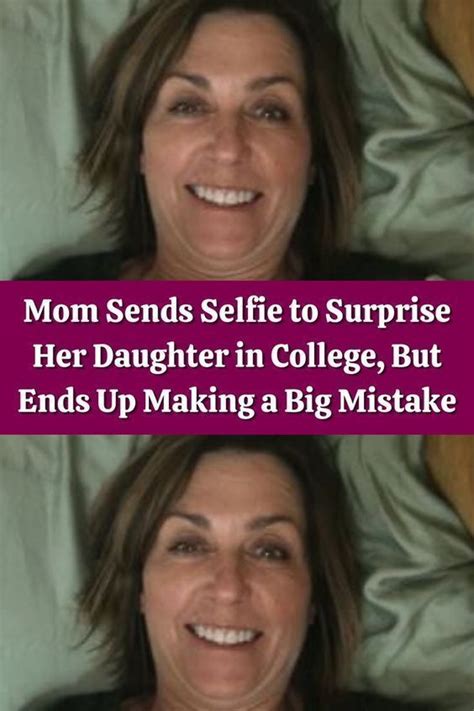 Two Women Laying In Bed With The Caption Mom Sends Self To Surprise Her