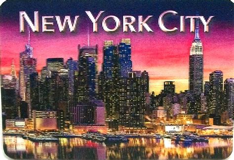 New York City 3d Fridge Magnet