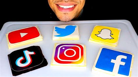 Asmr Edible Most Popular Social Media Apps Instagram Tik Tok Facebook