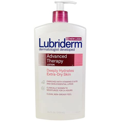Lubriderm Advanced Therapy Lotion Deeply Hydrates Extra Dry Skin 24