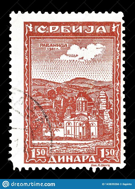 Sve bih ja to uza zid pa metak u čelo! Serbia on postage stamps editorial photo. Image of ...